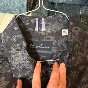Robert Graham Purple Paisley Shirt